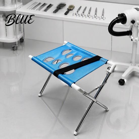 Foldable Pet Washing Stand Dog Grooming Hammock Stand Wash Station with Mesh Platform Stainless Steel 8-Hole Table for Cats Dogs Care Restraint