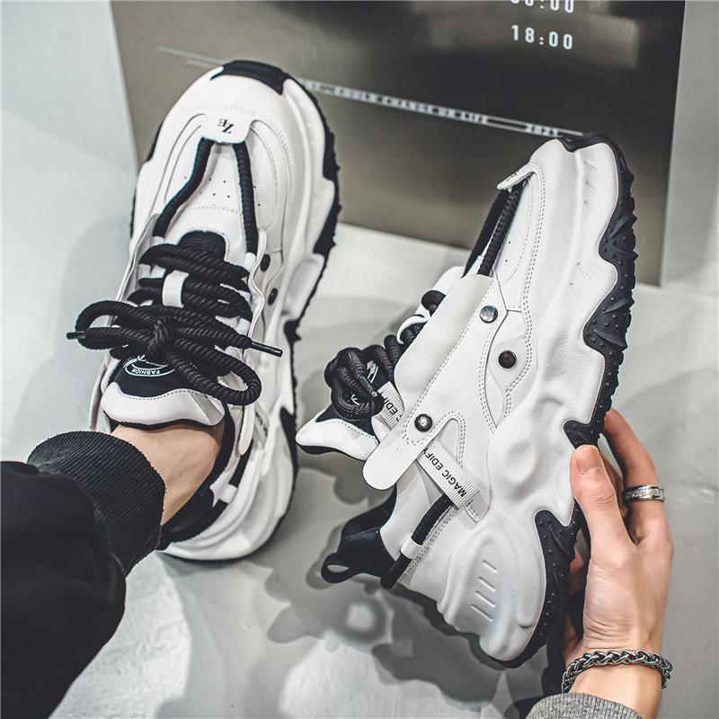 Fashion Quality Casual Shoes for Men Comfort Breathable Men's Sneakers Outdoor Non-Slip Wear-Resistant Platform Shoes Tenis