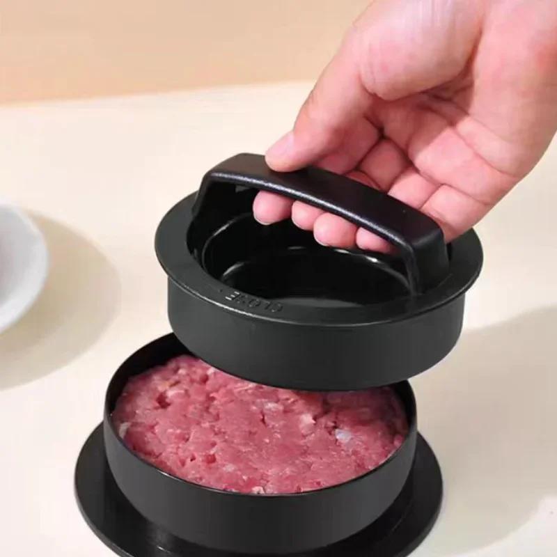 Hamburger Meat Press Maker Round Shape Non-Stick Stuffed Burger Patties Beef Grill Pie Press Mould Maker Kitchen Accessories