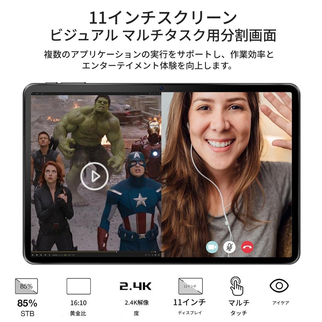 DOOGEE T30S Android 15 Tablet 16GB RAM up to 10GB 256GB ROM Unisoc T606 Metal Slim 8580mAh Widevine L1 13MP 8MP Cameras Earphone Jack GPS FM Radio