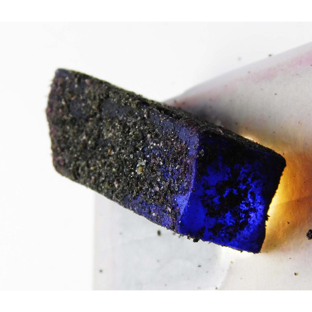 114 Ct Natural Blue Sapphire Rough Certified Uncut Loose Gemstones A-2083