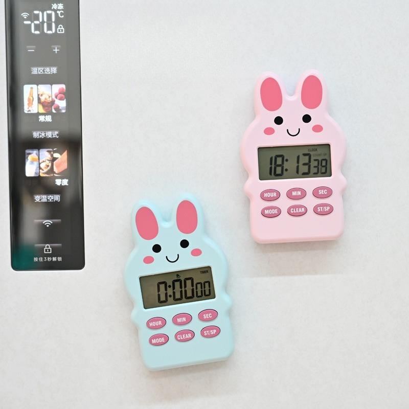 Cartoon Electronic Timer  Learning Positive Countdown Cooking Magnetic Timer Small Alarm Clock