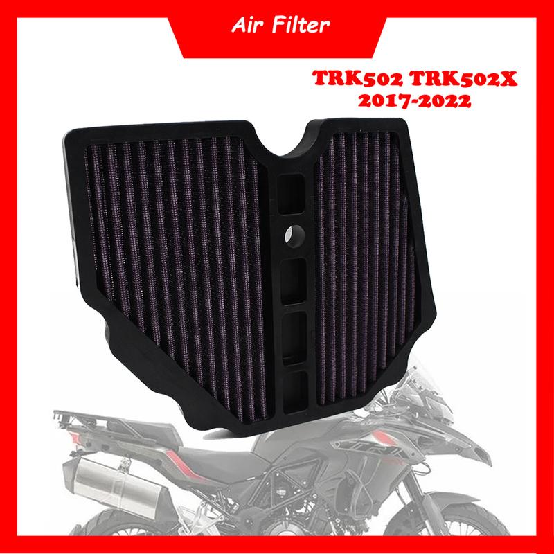 Motorcycle Engine Air Filter Cleaner High Flow Non-woven Fabric Air Intake Filter Element For Benelli TRK502 TRK502X 2017-2022