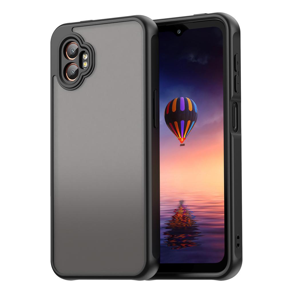 For Samsung Galaxy XCover7 Pro Case with Screen Film WANLONFENG FD Series Skin Touch TPU PC Phone Back Cover