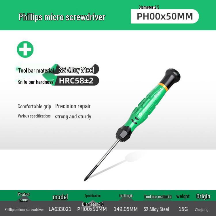 Rotating Color Ring Precision Mini Screwdriver for Mobile, Clock, Watch, Tablet Repair