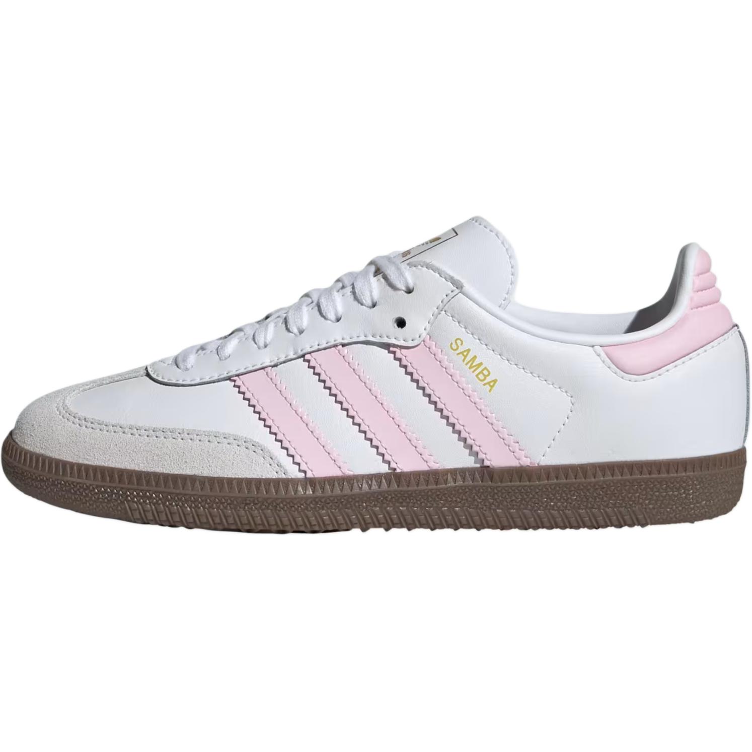 

adidas Samba OG J White Clear Pink Gum Kids Sneakers Cloud-White JQ2845 38