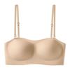 Liquid foundation, strapless underwear, women's small breasts gather, non-slip, invisible seamless tube top, bra cover bra