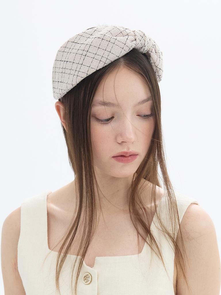 Fascinator Chloé Brownhat - Ivoire