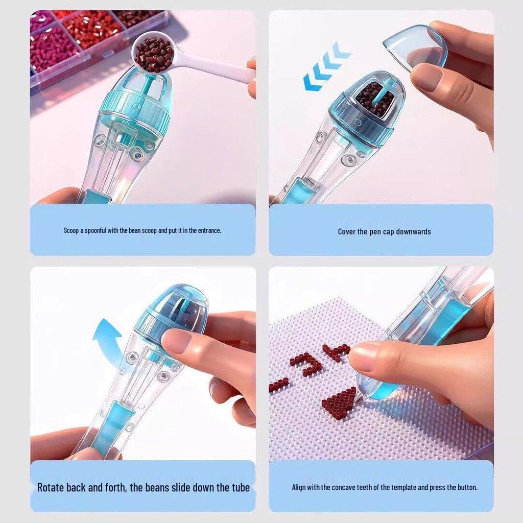 High-Quality Handcrafted Pin Beans Pen: Fun DIY Tool for Parent-Child Interaction