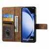 Flip Leather Wallet Case for Samsung Galaxy Z Fold 7 6 5 4 3 for Magsafe Magnetic Detachable Card Slot Holder Cover MW-02Fold
