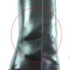 Great CHANEL Knee-high boots black leather Women 36 G30379 Used