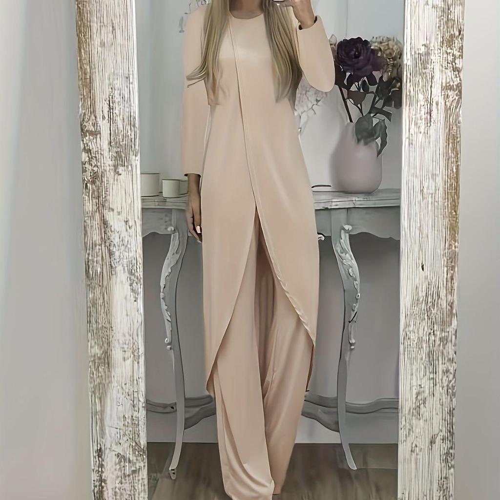 2024 Bestseller Women's Casual Two-Piece Set: Autumn/Winter Long Sleeve Top and Loose Pants