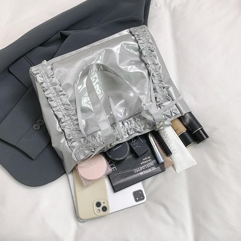 Nylon Bag For Students With Zipper Closure And Inner Pockets For Daily Use