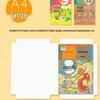 Self-Adhesive Frosted Transparent Book Covers - Waterproof A4, 16k, 22k for Students, Pack of 10