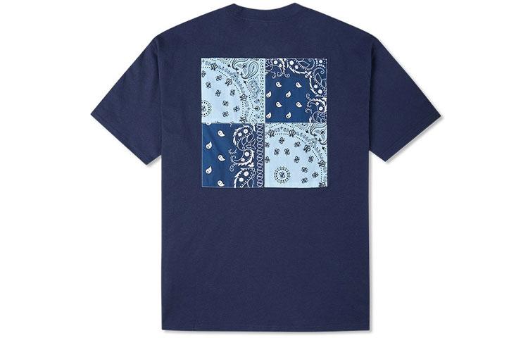 Converse T Shirts Unisex Blue Crew Neck Moderate Straight Fit 10023154-A03 XS