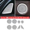For BMW 5 Series GT 5GT F07 2010-2017 Car Inner Door Audio Speakers Stereo Panel Decorate Cover Speaker Trim Cover