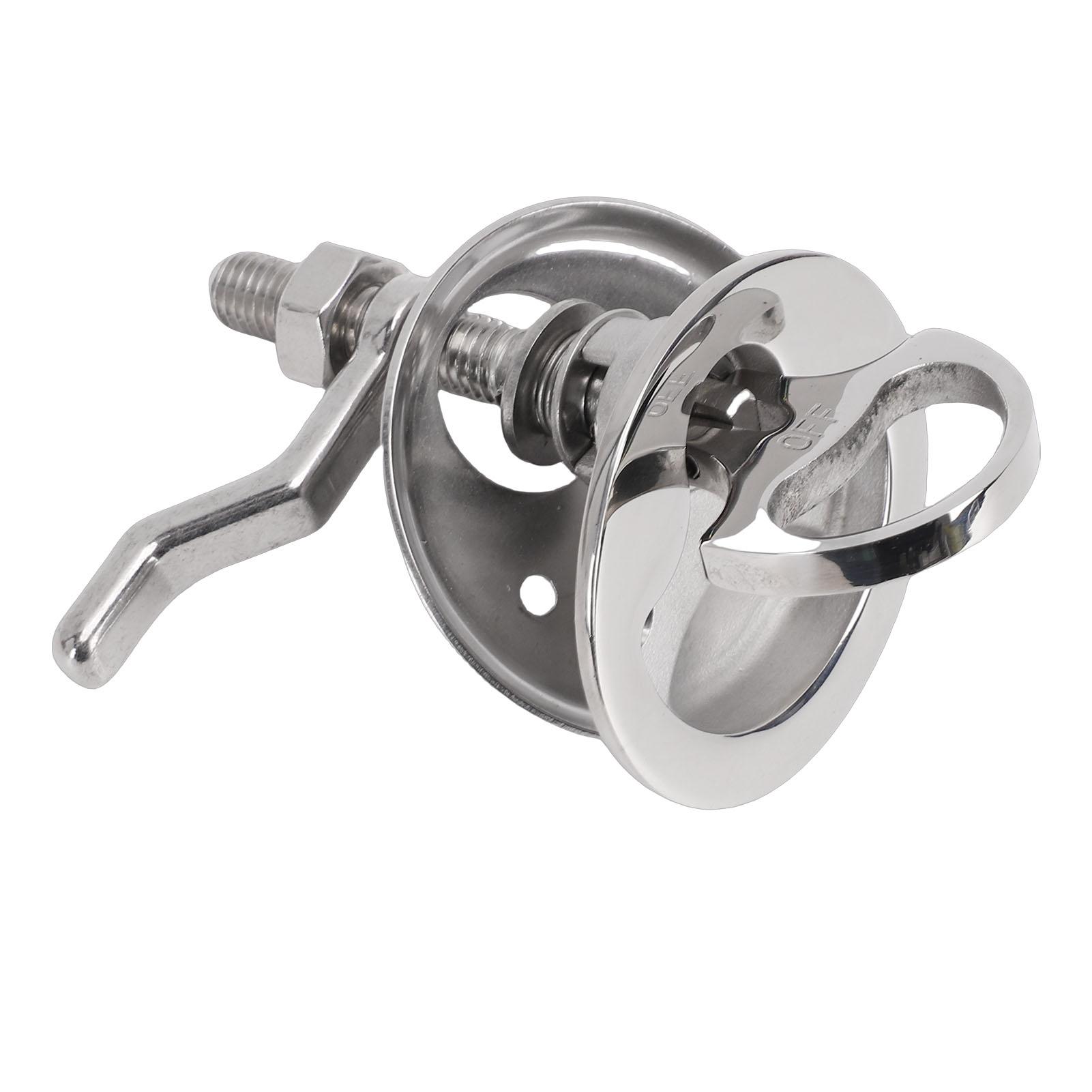 

Boat Cam Latch Polished Stainless Steel Round Marine Hatch Latch Flush Pull Handle For Boat Marine Hatch Deck
