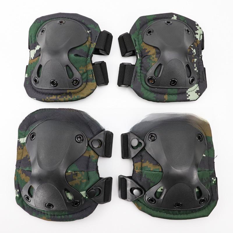 King Kong Tactical Protective Gear Set: CS Outdoor Knee & Elbow Pads for Cycling and Military Fans