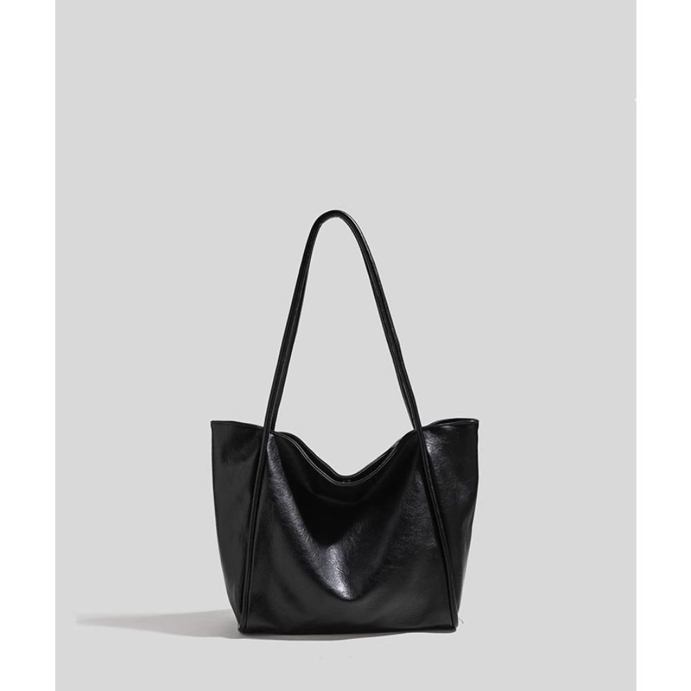 

Autumn and winter high-end sense large-capacity tote bag women s new large bag commuter shoulder women s bag чорний