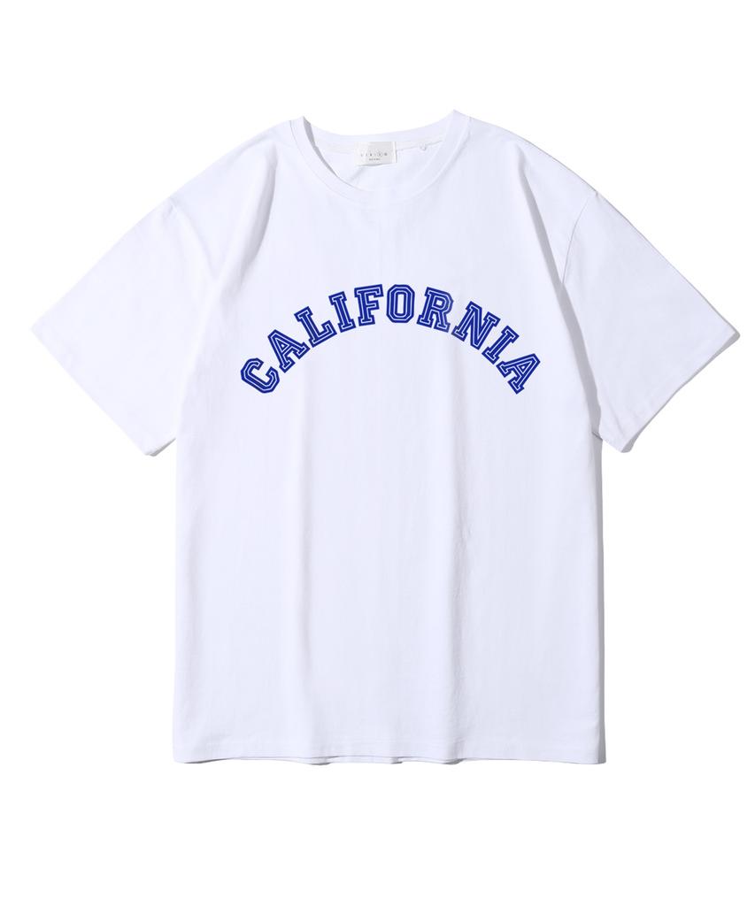 Oeta California Double Cotton Oversized Short Sleeve T-Shirt Ots26014(8 Colors) (Type A)