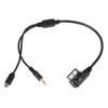 3.5mm Connector Cable AUX Charging Cable 12cm 4.7in Fits for Benz S  SL CLS Class AMI MMI Interface