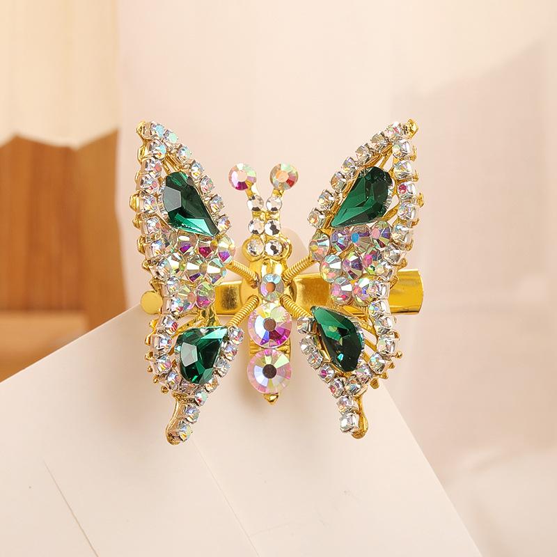 Mergaičių mieli drugelio plaukų segtukai - Fėjos galvos apdangalas, šoninis segtukas kirpčiams