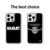 Daf logo cool car fashion design Phone Case for iPhone 16 15 14 13 12 11 Pro Max Sheepskin Silver-edged protective case