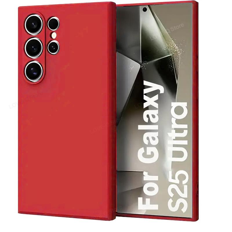 For S25 Ultra Plus Case Silicone Phone Case For Samsung Galaxy S25 S 25 Ultra Plus S25Ultra Cases Camera Protective Cover