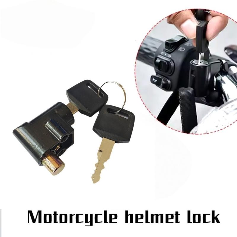 Lucchetto Premium Antifurto per Batteria E-bike Costruzione Robusta in Ferro Lucchetto per Scatola Batteria Adatto per Maggiore Sicurezza