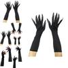 Long Witch Claw Gloves With Plastic Material For Halloween Cosplay Dress Up