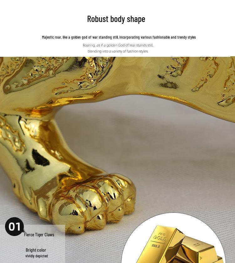 Large Domineering Men's Off-Road Vehicle Tiger Car Ornament & Perfume Diffuser