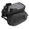 Bike Frame Bag PU Leather Waterproof Transparent Sun Visor Side Bags Stable Durable Bike Phone Bag