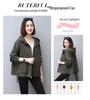 Mom's High-End Women's Hooded Jacket - New 2024 Spring/Autumn Casual Loose Fit