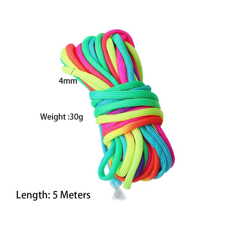 Climbing Rainbow Colors Cord Rope Rainbow Paracord Rope DIY Survival Bracelet Parachute Lanyard