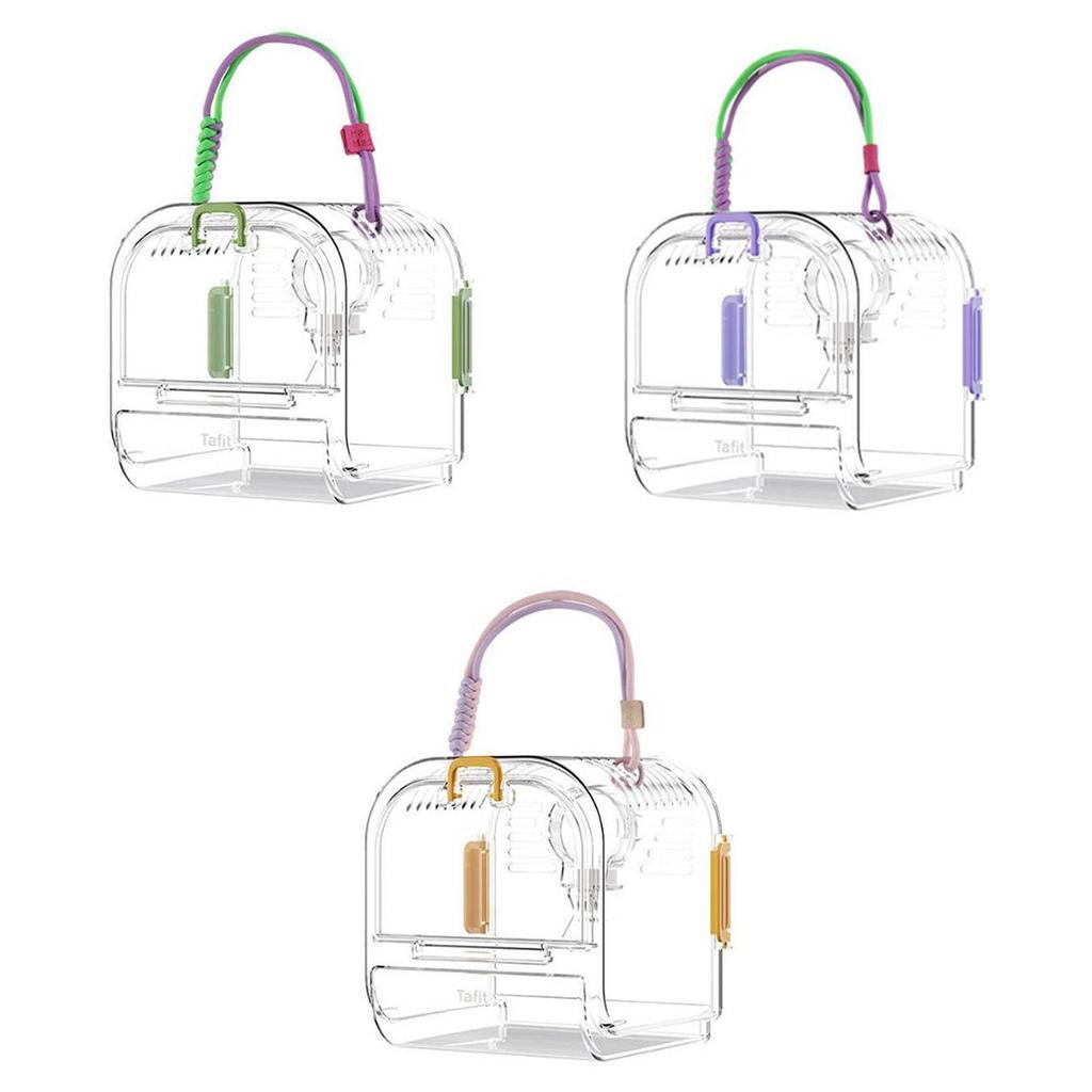 Small Animal Carrier Cage Portable Hamster Carrier Cage Carry Case for Gerbils Small Pet Hedgehog Dwarf Hamster