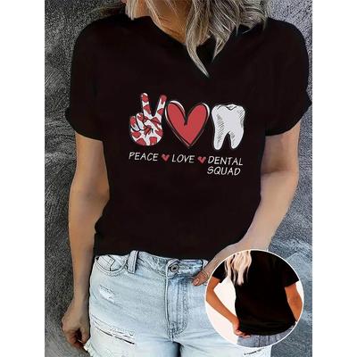 Women's Casual Crew Neck Short Sleeve T-Shirt Soft Stretch Summer Wear Layering Top