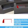 Real Carbon Fiber Car Accessories Driver Door Storage Frame Trim Cover Soft Sticker For BMW E36 3 Series/M3 1994 1995 1996