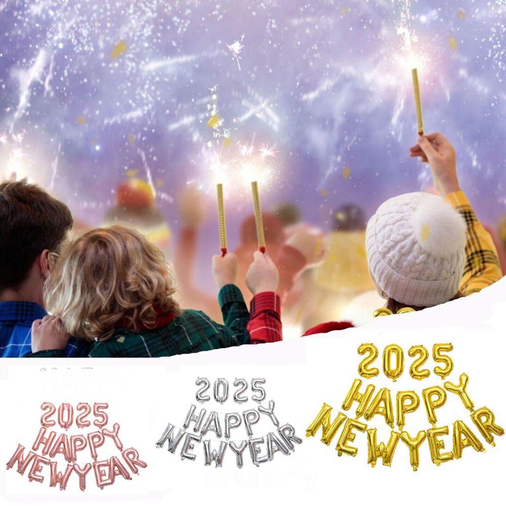 Holiday Ornaments Colorful Foil Balloons Inflatable 16 Inch Balloon Set Fashion Alphabet Balloons