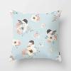 Birds and Flowers Decorative Pillowcases Living Room Office Home Pillowcases Car Ornaments