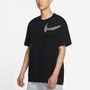Nike Casual Sport Geometric Print Crew Neck T-Shirt Men Tops Black DM7898-010