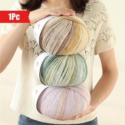 200g Hautfreundliches Weiches Garn zum Handstricken Häkeln Mütze Jacke Schal Puppe Tasche Pullover Baumwolle 38.00%, Wolle 18.00% Garn