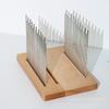 Wooden Bread Slicer & Divider with Stainless Steel Cutting Board