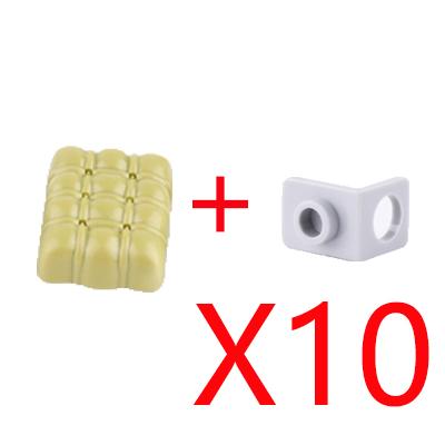 MOC Military Modern Weapon Accessories Building Blocks Character Backpacks Helmets Vests Armors Night Vision Devices Bricks Toy