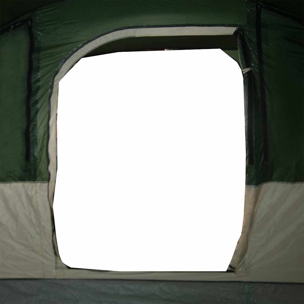 Tunnel Family Tent for 7 People Green Waterproof