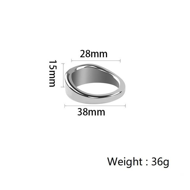 Edelstahl Metall Penis Lock Cock Ring Verzögerung Ejakulation Ball Hodensack Bahre Erektion Cock Ring Slave Männlich Sex Spielzeug Mann