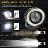 Car COB Auto DRL Led 12V HeadLamps Angel Eyes Fog Lamp Waterproof Headlights Daytime Running DayLight Turn Signal Trunk Led