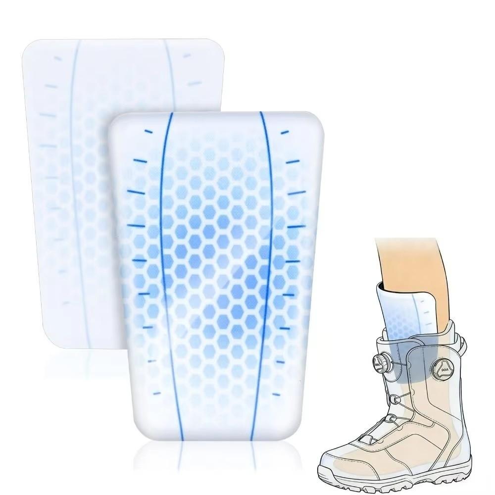 Flexible Ski Shin Pads Soft Gel Shin Guards Professional Ski Shin Guards  Kids Adults