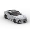 Sports Car Racing MOC Small Particle Assembled Puzzle Building Blocks Car Model Set 8 Grid Car Series Gift