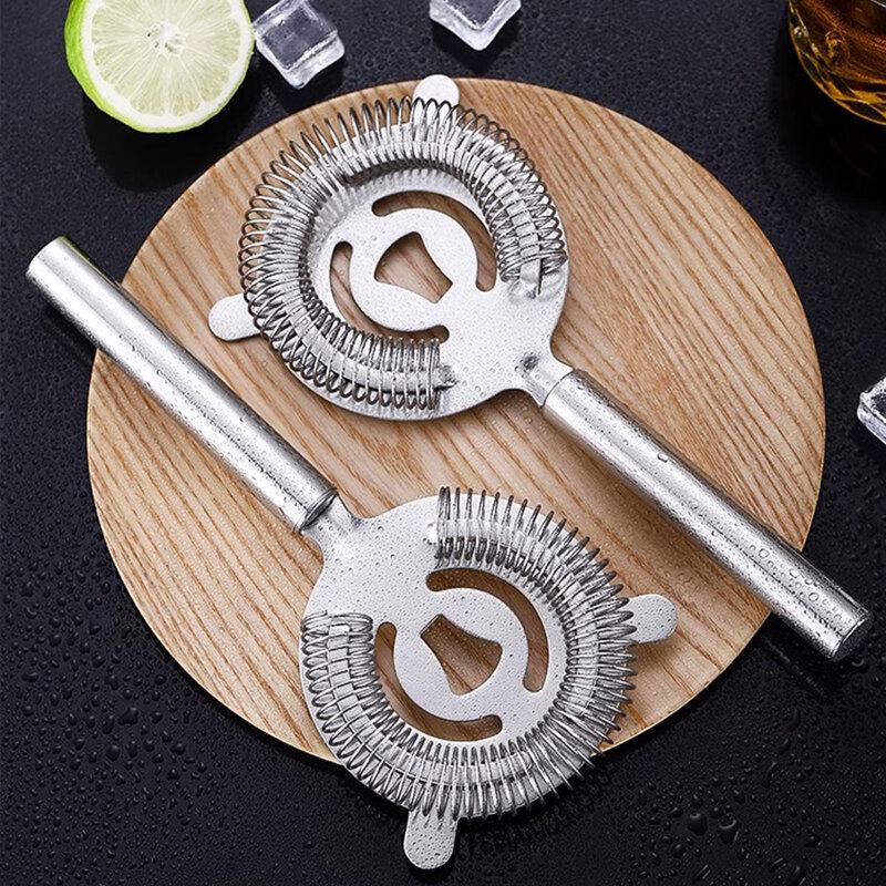 HPMILY Food-Grade Stainless Steel Cocktail Ice Strainer