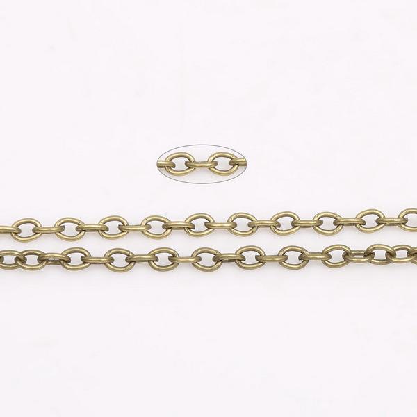 Handmade 5m Pearl Earrings DIY Accessory Chain with O-Rings and Extender